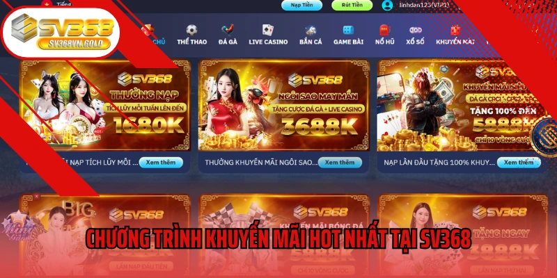 Chương trình khuyến mãi hot nhất tại SV368