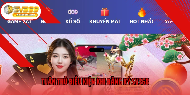 Tuân thủ điều kiện khi đăng ký SV368